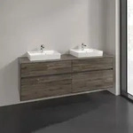 Villeroy & Boch Collaro Waschtischunterschrank 160 x 54,8 cm mit 4 Ausz&uuml;gen, f&uuml;r WT