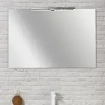 Fackelmann Flachspiegel 100 x 68 cm mit Befestigung, Spiegel, 84368,