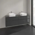 Villeroy & Boch Collaro Waschtischunterschrank 160 x 54,8 cm mit 4 Ausz&uuml;gen, f&uuml;r WT
