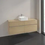 Villeroy & Boch Collaro Waschtischunterschrank 140 x 54,8 cm mit 4 Ausz&uuml;gen, f&uuml;r WT