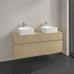 Villeroy & Boch Collaro Waschtischunterschrank 140 x 54,8 cm mit 4 Ausz&uuml;gen, f&uuml;r 