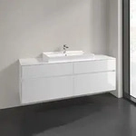 Villeroy & Boch Collaro Waschtischunterschrank 160 x 54,8 cm mit 4 Ausz&uuml;gen, f&uuml;r WT
