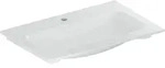 Geberit iCon M&ouml;belwaschtisch 75 cm mit Hahnloch mittig, ohne &Uuml;berlauf, Badkeramik,