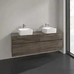Villeroy & Boch Collaro Waschtischunterschrank 160 x 54,8 cm mit 4 Ausz&uuml;gen, f&uuml;r WT