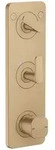 AXOR Citterio C Unterputz Thermostatmodul 380/120 mit Platte, f&uuml;r 2 Funktionen,