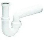 Dallmer R&ouml;hren-Siphon 100/0, 1 1/2" x DN 50, Badarmaturen, 010223,