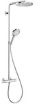hansgrohe Raindance S Duschsystem 240 3 Strahlarten, wassersparend mit Thermostat,