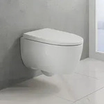 Geberit iCon Wand-WC Tiefsp&uuml;ler Set, verk&uuml;rzte Ausladung, TurboFlush, mit WC-Sitz,
