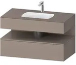 Duravit Collection One Einbauwaschtisch mit Konsolenwaschtischunterbau 100 x 60 cm, 1
