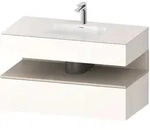 Duravit Collection One Einbauwaschtisch mit Konsolenwaschtischunterbau 100 x 60 cm, 1