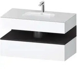 Duravit Collection One Einbauwaschtisch mit Konsolenwaschtischunterbau 100 x 60 cm, 1