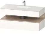 Duravit Collection One Einbauwaschtisch mit Konsolenwaschtischunterbau 120 x 60 cm, 1