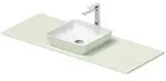 Duravit Sivida Waschtisch mit Konsole 128 x 50 cm, Badm&ouml;bel, 268020FH00,...