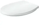 Duravit Universal WC-Sitz oval mit Absenkautomatik, Badkeramik, 0023690000, wei&szlig;