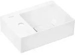 hansgrohe Xevolos E Handwaschbecken 36 x 25 cm mit Hahnloch links ohne &Uuml;berlauf,