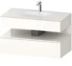 Duravit Collection One Einbauwaschtisch mit Konsolenwaschtischunterbau 100 x 60 cm, 1