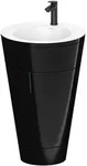 Duravit Starck 1 c-bonded Waschtisch mit Unterschrank bodenstehend, 2 T&uuml;ren und