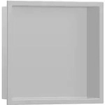 hansgrohe XtraStoris Original Wandnischen-Einbaubox mit Rahmen 30 x 10 x 30 cm 