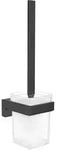 Emco cue B&uuml;rstengarnitur, Kristallglas satiniert, Wandmodell, Accessoires,...