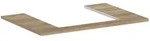 hansgrohe Xelu Q Konsole mit Ausschnitt mittig 78 x 55 cm, f&uuml;r Aufsatzwaschtisch