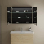 burgbad Eqio Spiegelschrank mit LED-Aufsatzleuchte 100 cm SPGS100-F2009,...