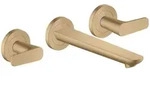 AXOR Citterio C Unterputz 3-Loch Waschtischarmatur, Ausladung 19,3 cm, Badarmaturen,