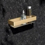 Keuco EDITION 11 Duschkorb, Accessoires, 11158250000, messing geb&uuml;rstet/silber