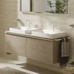 hansgrohe Xelu Q Waschtischunterschrank f&uuml;r Konsole 156 x 48,5 cm, 2 Schubk&auml;sten,