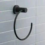 Duravit D-Code Handtuchring, Accessoires, 0099214600, schwarz matt