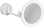 Kludi VELA R Kosmetikspiegel mit LED-Beleuchtung, Wandmontage, Kosmetikspiegel,