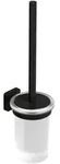 Kludi VELA S Toilettenb&uuml;rstengarnitur, Accessoires, 2597439, mattschwarz