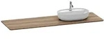 Duravit Luv Massivholzkonsole 178,3 x 59,5 cm mit 1 Ausschnitt rechts, Badm&ouml;bel,