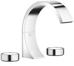 Dornbracht CYO Waschtisch-Dreilochbatterie mit Ablaufgarnitur, Ausladung 16,7 cm,