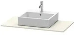 Duravit XSquare Konsole 100 cm, mit einem Ausschnitt, Badm&ouml;bel, XS060E09191, taupe