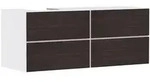 hansgrohe Xevolos E Waschtischunterschrank 137 x 55,5 cm mit 4 Schubk&auml;sten f&uuml;r