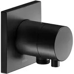Keuco IXMO Black Selection Absperrventil Unterputz, mit Schlauchanschluss, Rosette