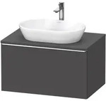 Duravit D-Neo Konsolenwaschtischunterbau 80 x 45,9 cm, 1 Auszug, Griff chrom,