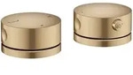 AXOR One 2-Loch Wannenrandarmatur mit Thermostat, Badarmaturen, 48470140, brushed