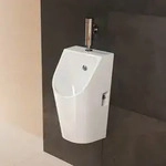 hansgrohe EluPura Original S Urinal mit Zulauf von oben und Ablauf nach unten/hinten