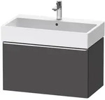 Duravit D-Neo Waschtischunterbau 78,4 x 44 cm, 1 Auszug, Griff chrom, Badm&ouml;bel,