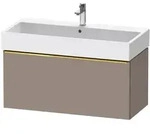 Duravit D-Neo Waschtischunterbau 98,4 x 44 cm, 1 Auszug, Griff gold poliert,