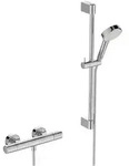 Ideal Standard Ceratherm T25 N Duscharmatur Paket, Handbrause rund, 6 l/min,