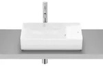 Roca Ona Aufsatz-Waschtisch 55 x 34,5 cm Becken links, rechteckig, Badkeramik,