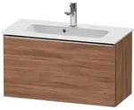 Duravit D-Neo Waschtischunterbau Compact 81 x 44 cm, 1 Auszug, Griff edelstahl