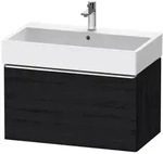 Duravit D-Neo Waschtischunterbau 78,4 x 44 cm, 1 Auszug, Griff chrom, Badm&ouml;bel,