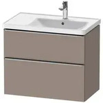 Duravit D-Neo Waschtischunterbau f&uuml;r Becken rechts 78,4 x 62,5 cm, 2 Ausz&uuml;ge,...