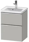 Duravit D-Neo Waschtischunterbau 48,4 x 62,5 cm, 2 Ausz&uuml;ge, Griff chrom,...
