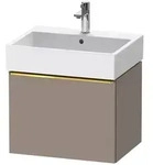 Duravit D-Neo Waschtischunterbau 58,4 x 44 cm, 1 Auszug, Griff gold poliert,