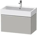 Duravit D-Neo Waschtischunterbau 78,4 x 44 cm, 1 Auszug, Griff chrom, Badm&ouml;bel,