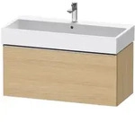 Duravit D-Neo Waschtischunterbau 98,4 x 44 cm, 1 Auszug, Griff edelstahl...